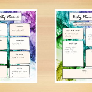 Rainbow Smoke Calendar & Planner