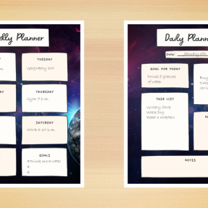 Outer Space Calendar & Planner